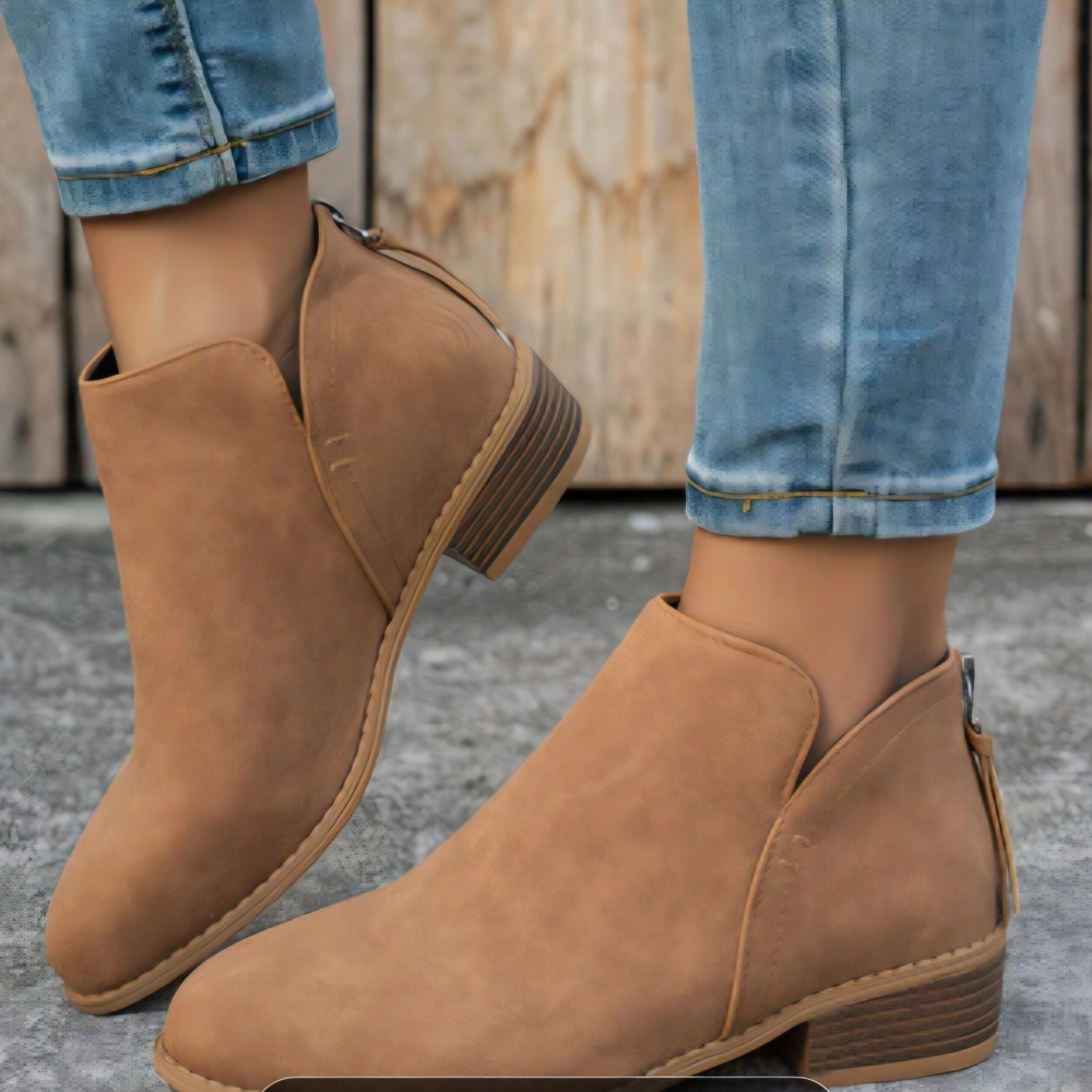 Tan Ankle Boots for Women NWT